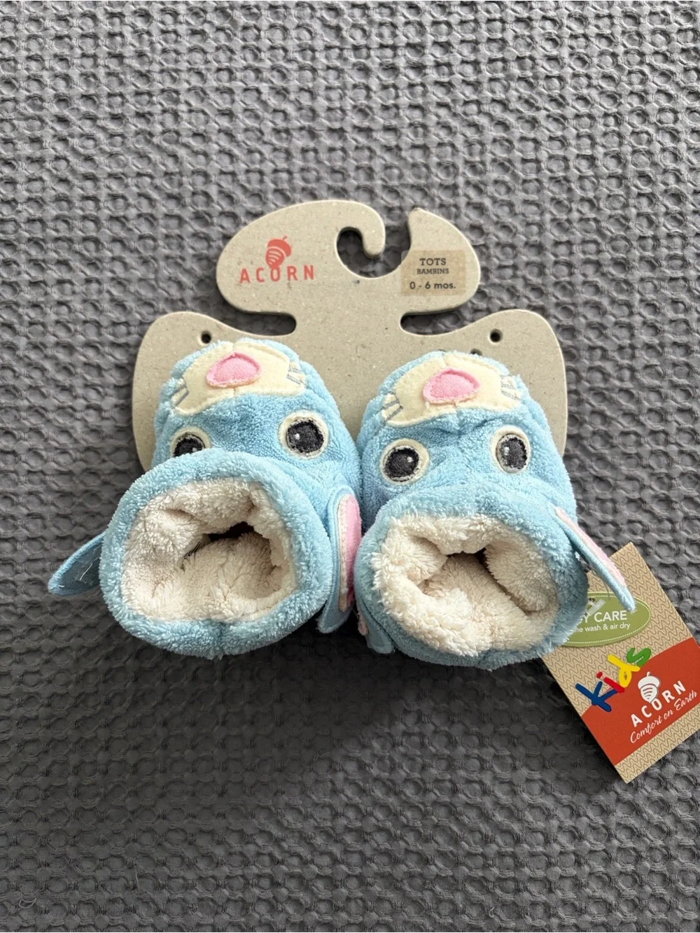 Acorn slippers plush